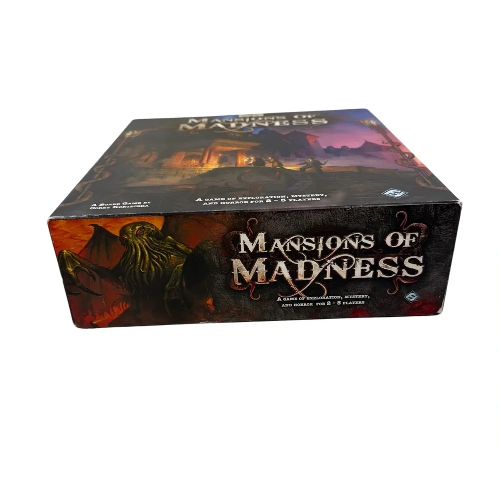 Mansions of Madness Board Game 1st Edition Arkham Horror Rare New Open Box